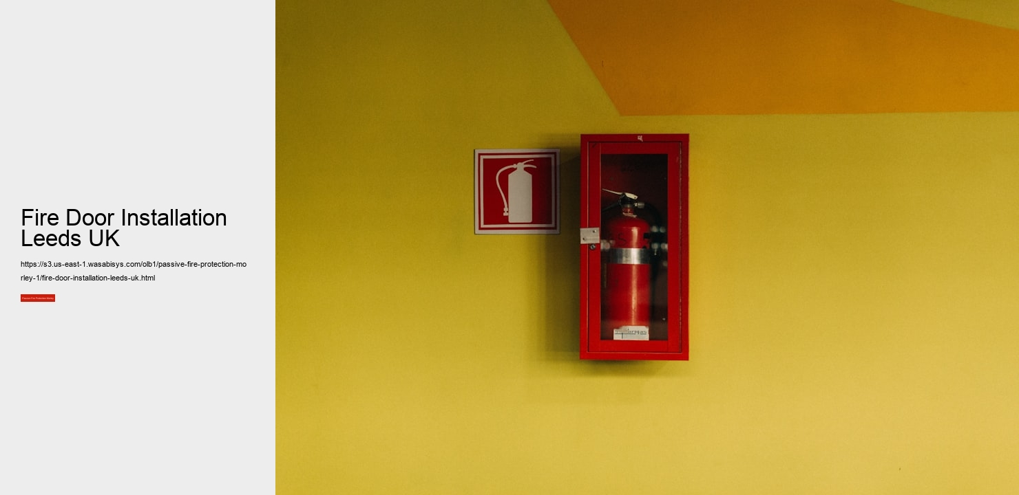 Fire Door Installation Leeds UK