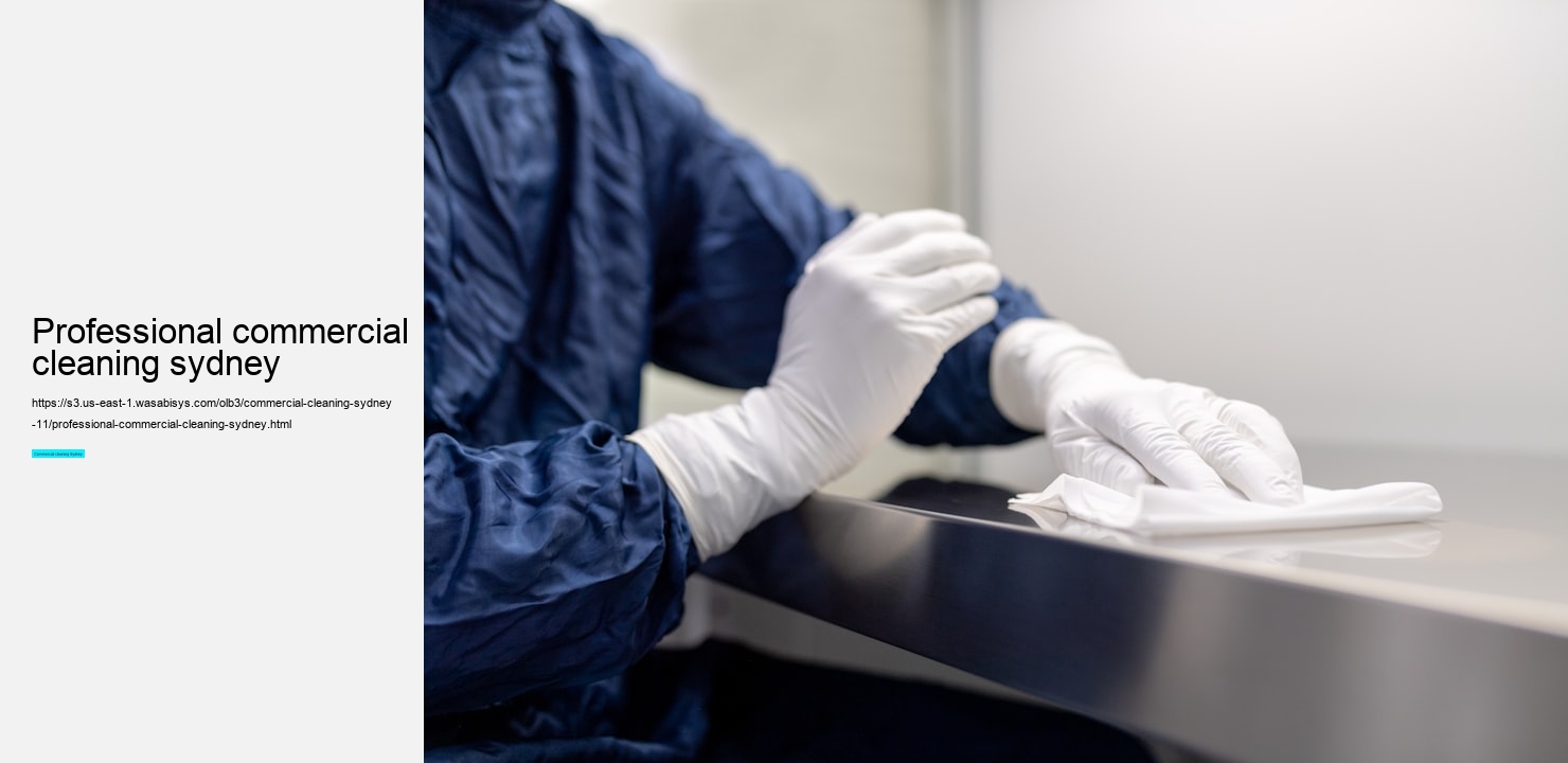 professional commercial cleaning sydney