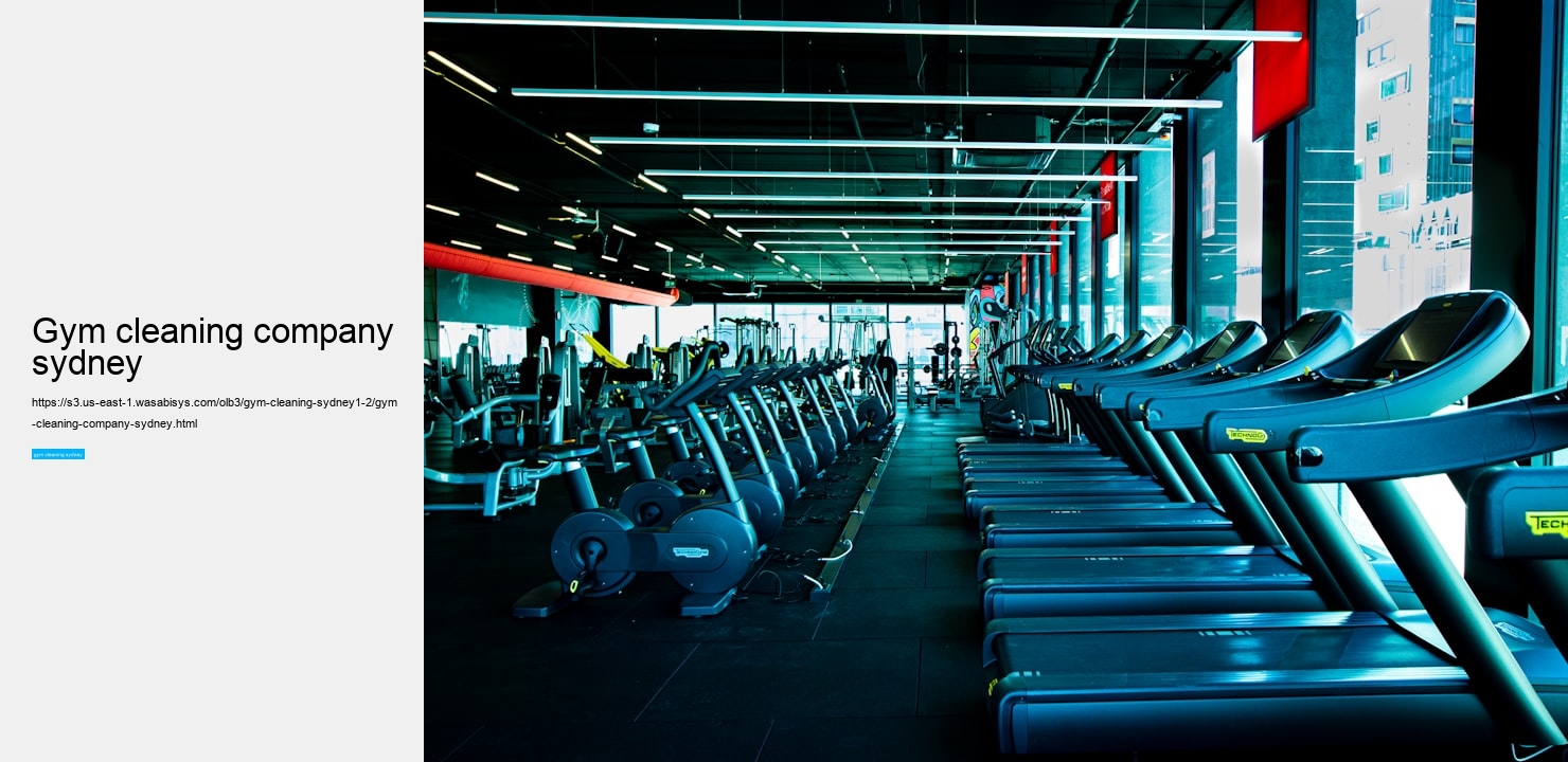 gym cleaning company sydney