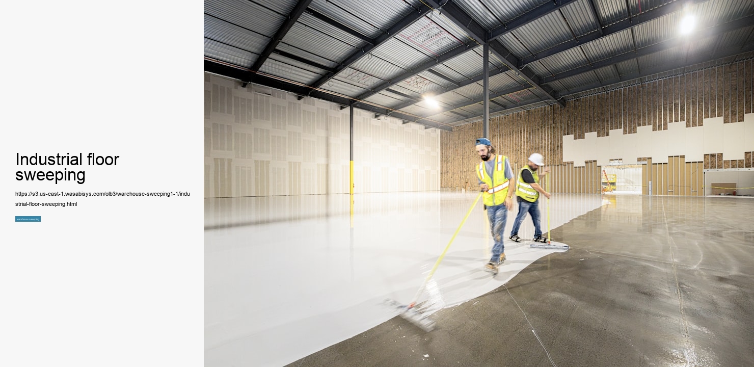 industrial floor sweeping