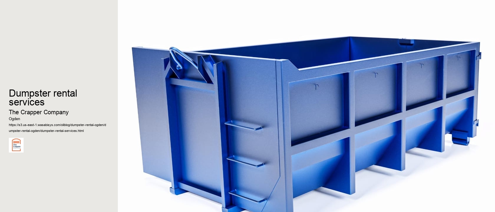 dumpster rental services