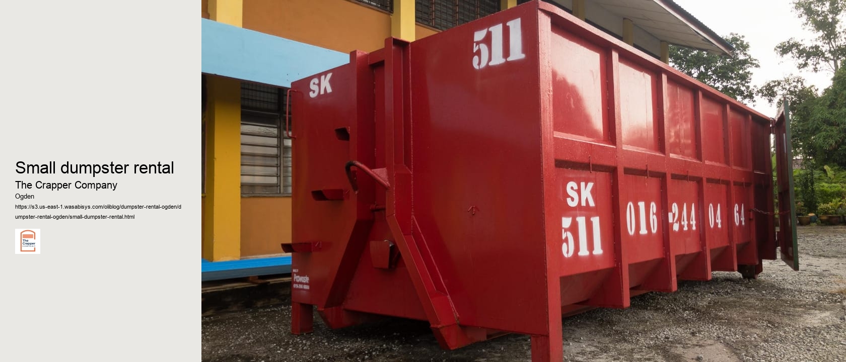 small dumpster rental
