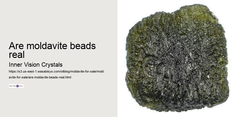 are moldavite beads real