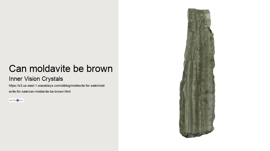 can moldavite be brown