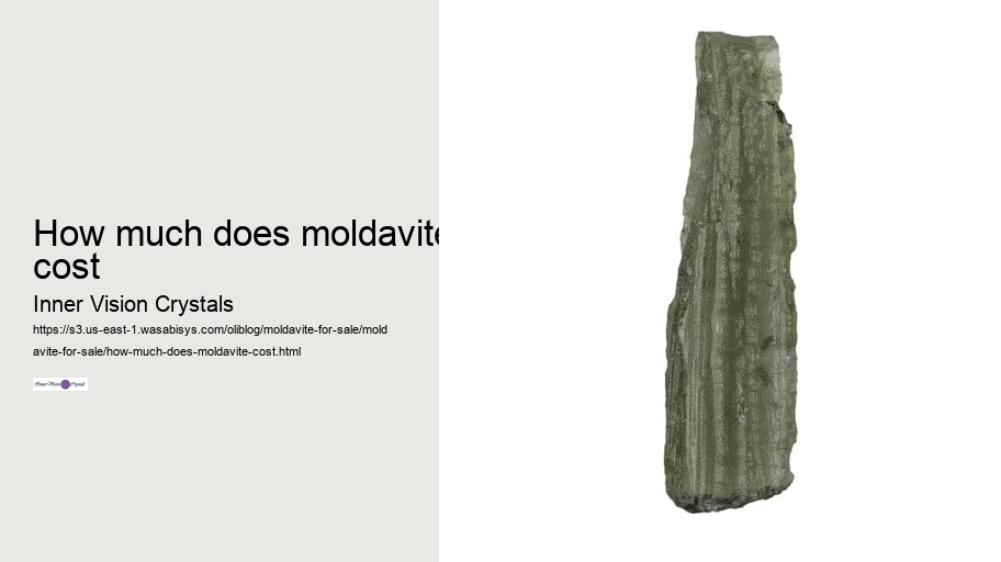how much does moldavite cost