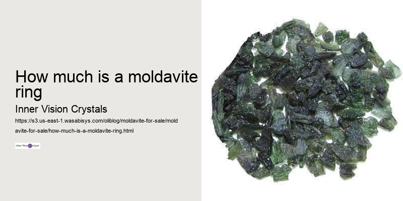 how much is a moldavite ring