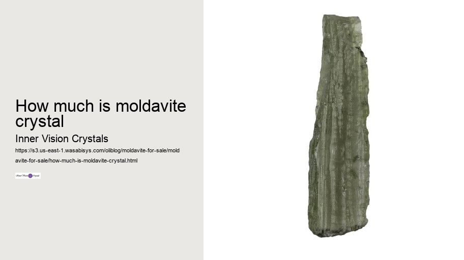 how much is moldavite crystal