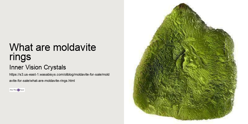 what are moldavite rings