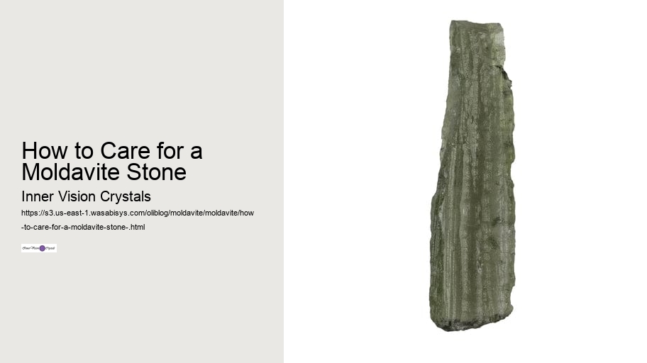 How to Care for a Moldavite Stone 
