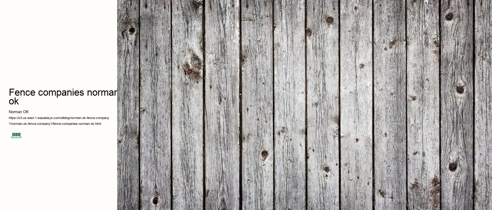 fence companies norman ok