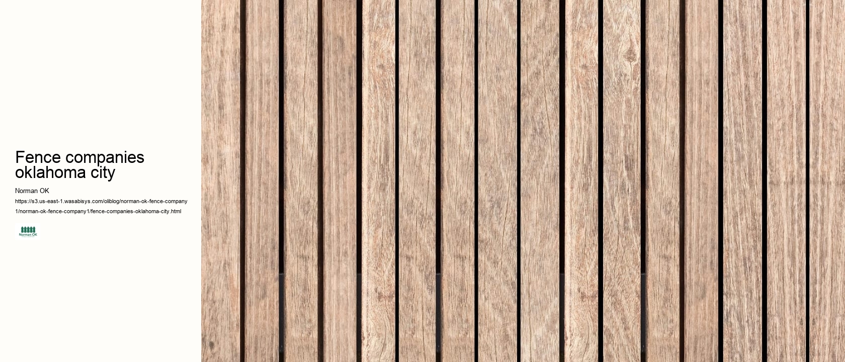 fence companies oklahoma city