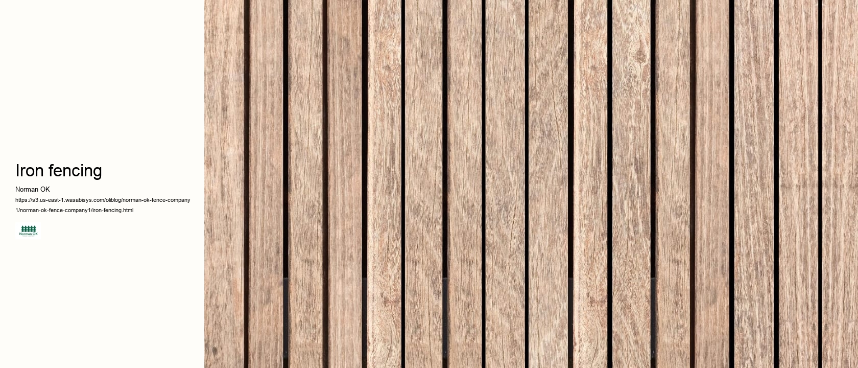 iron fencing