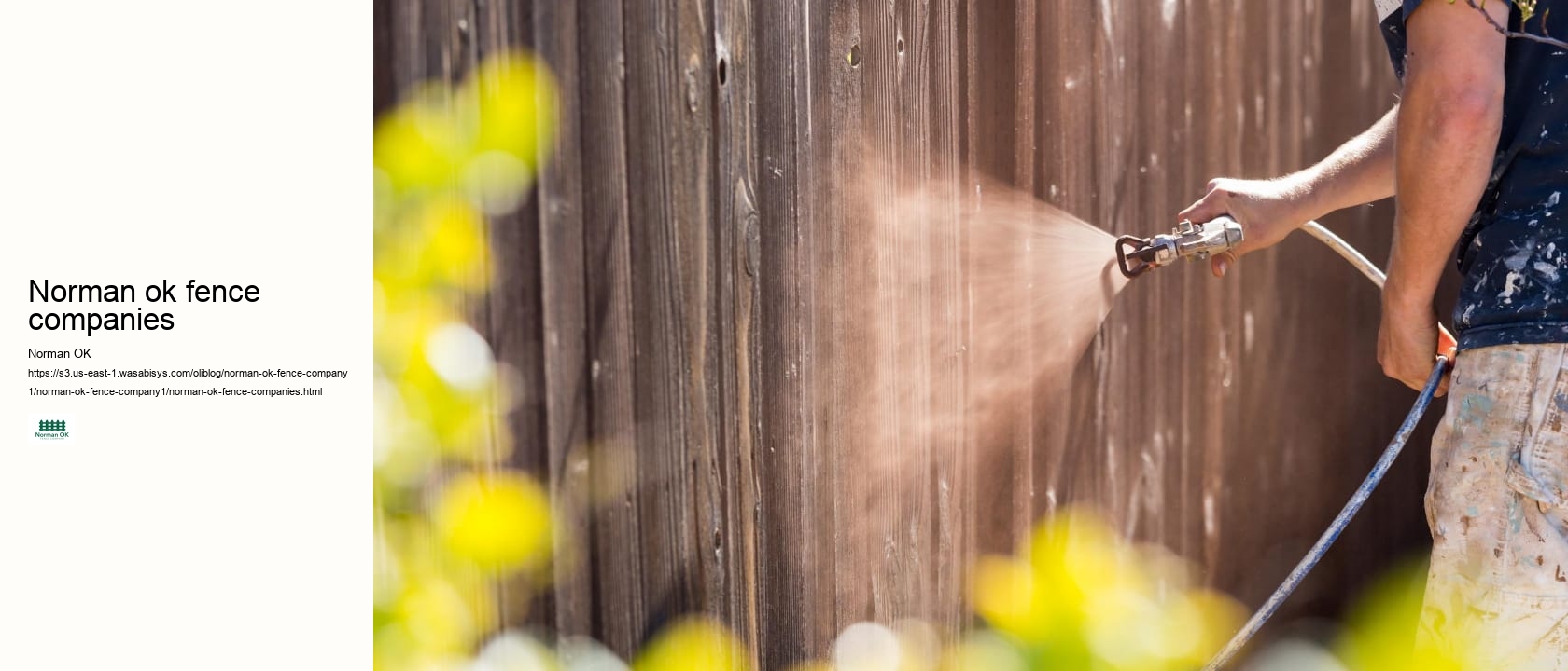 norman ok fence companies