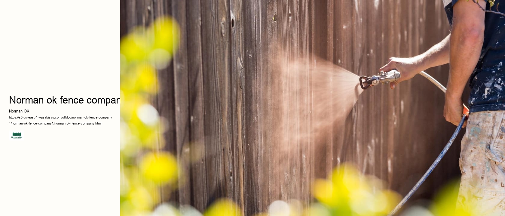 norman ok fence company