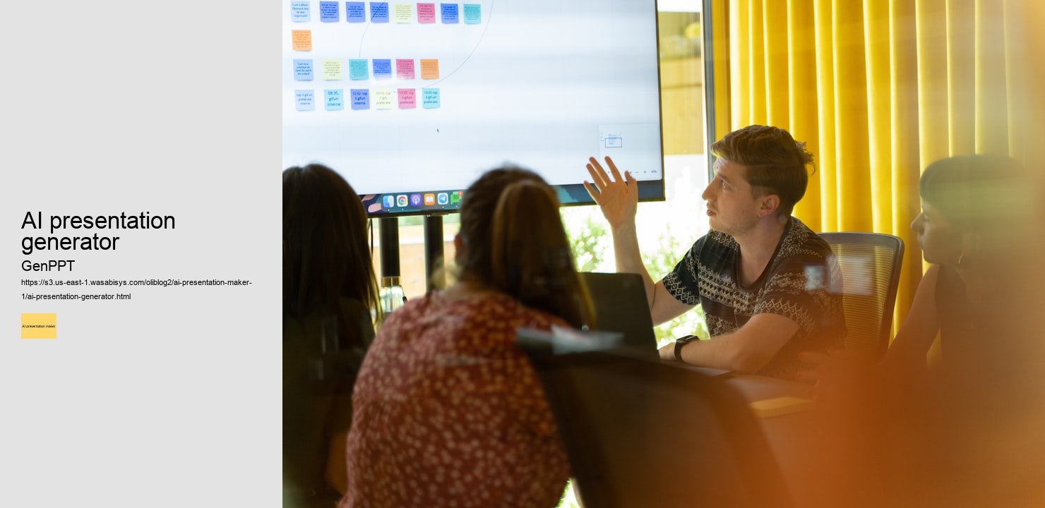 AI presentation generator