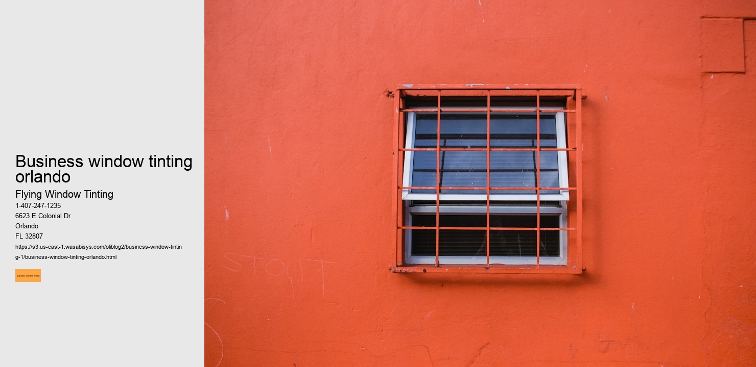 business window tinting orlando