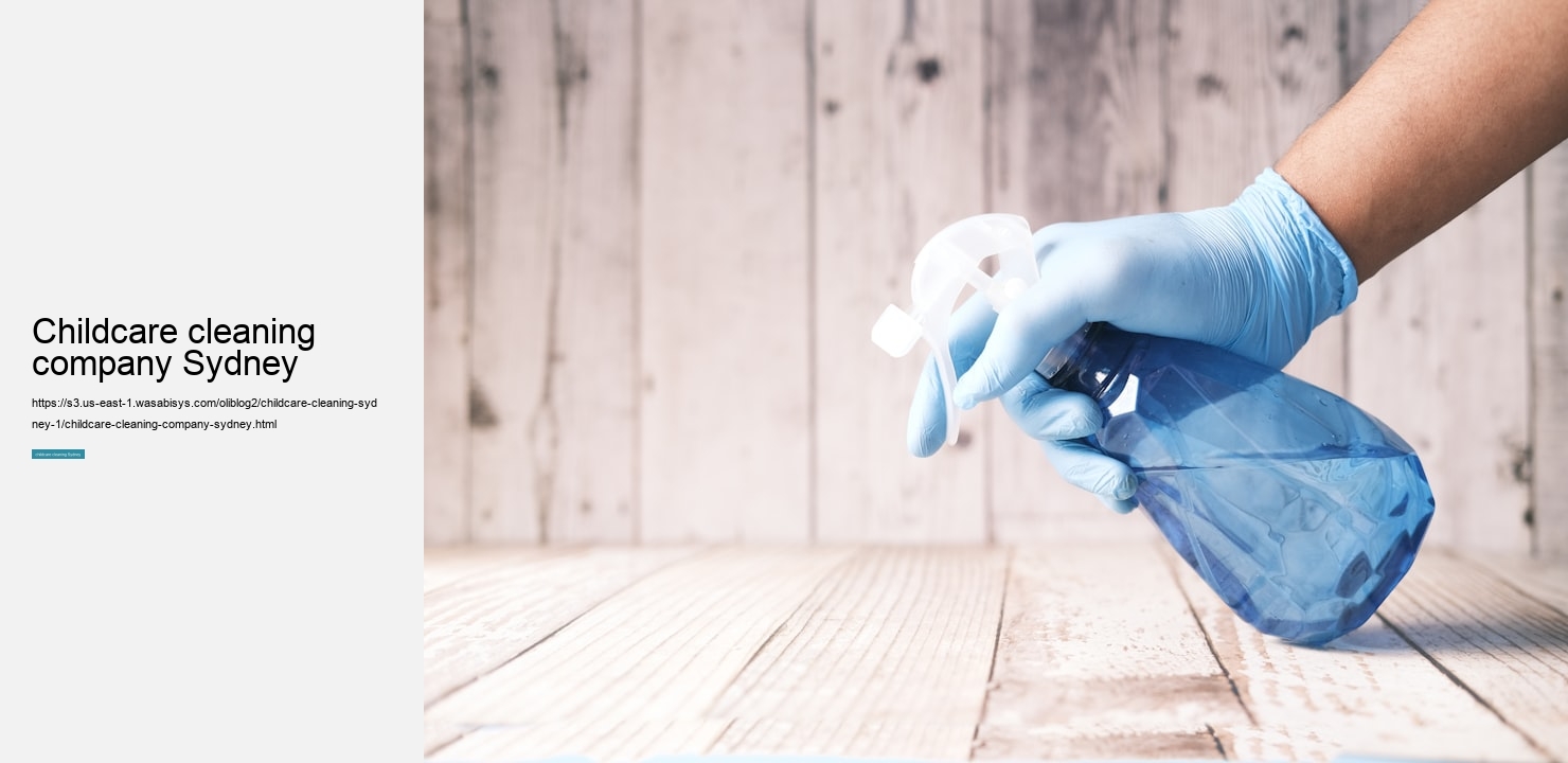 childcare cleaning company Sydney