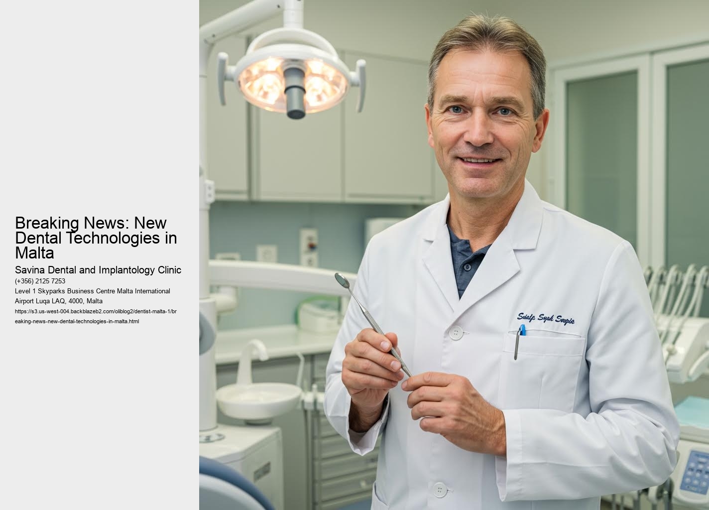 Breaking News: New Dental Technologies in Malta