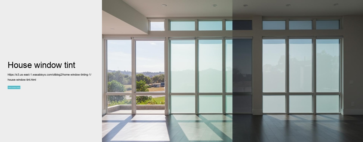 House window tint