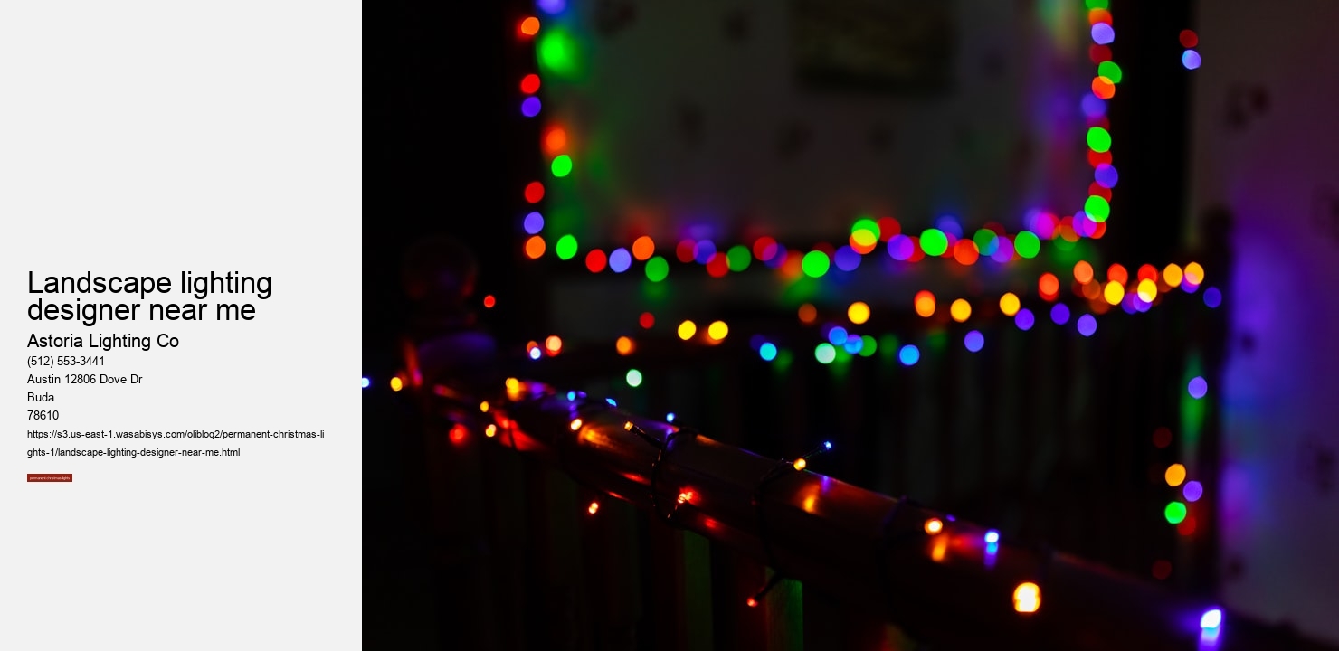 landscape lighting designer near me