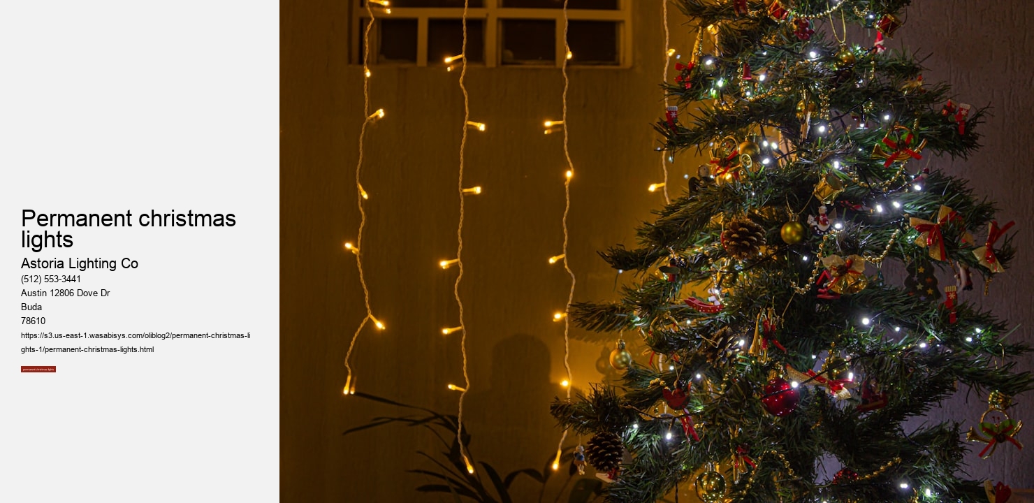 permanent christmas lights