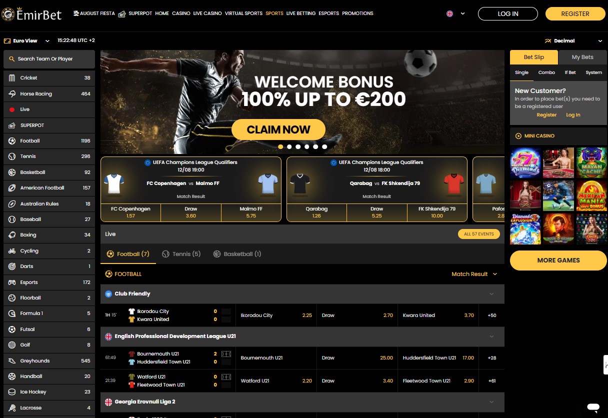 Emirbet Sports betting JP