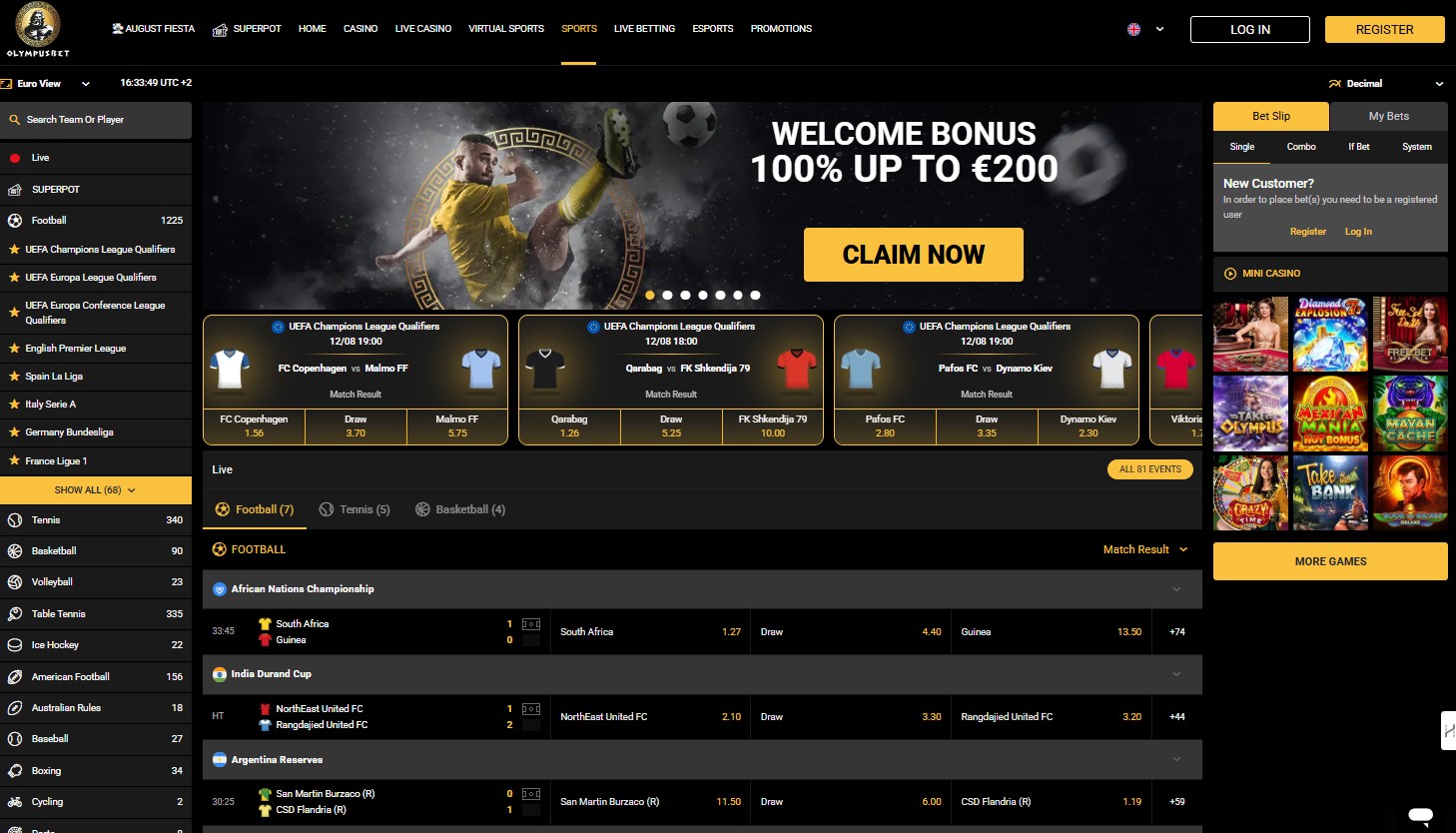 Olympusbet Sports Betting JP