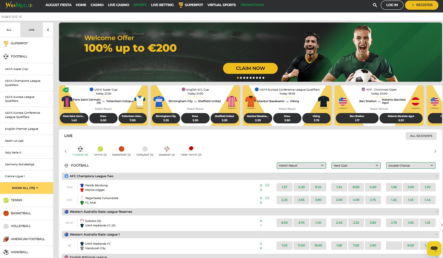 WinMega Sports Betting JP