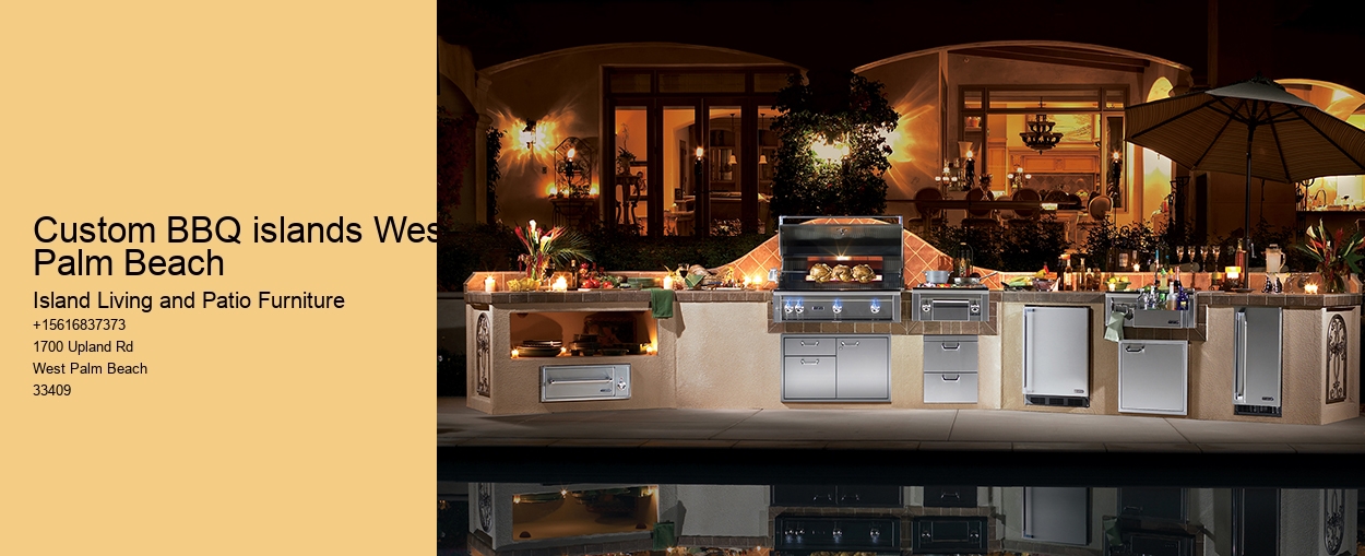 Custom BBQ islands West Palm Beach