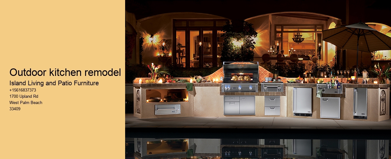 Outdoor kitchen remodel