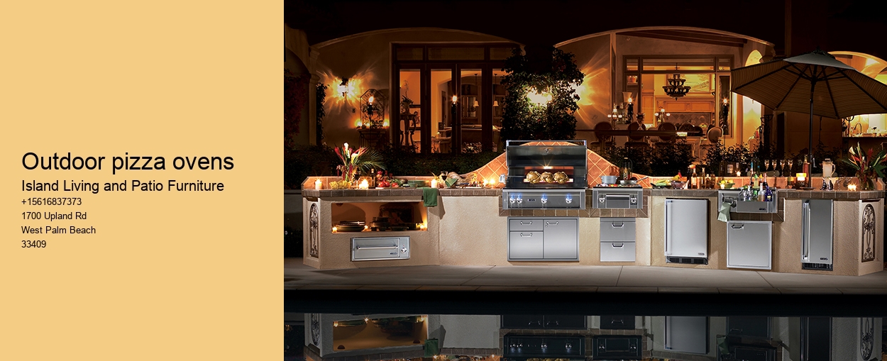 Outdoor pizza ovens