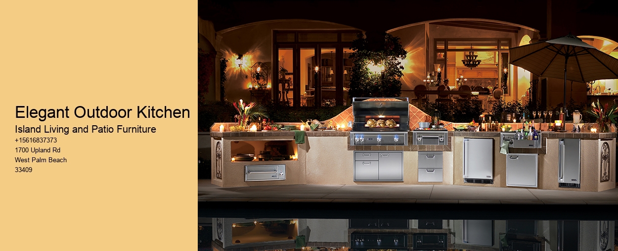 Elegant Outdoor Kitchen