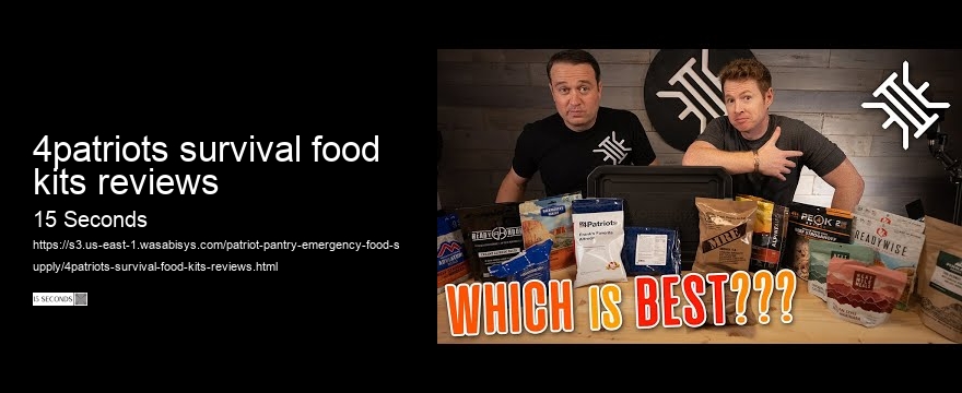 4patriots survival food kits reviews