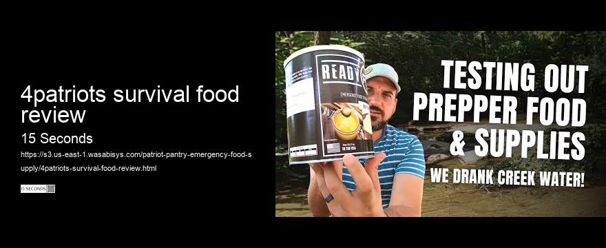 4patriots survival food review
