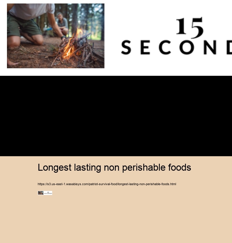 longest lasting non perishable foods