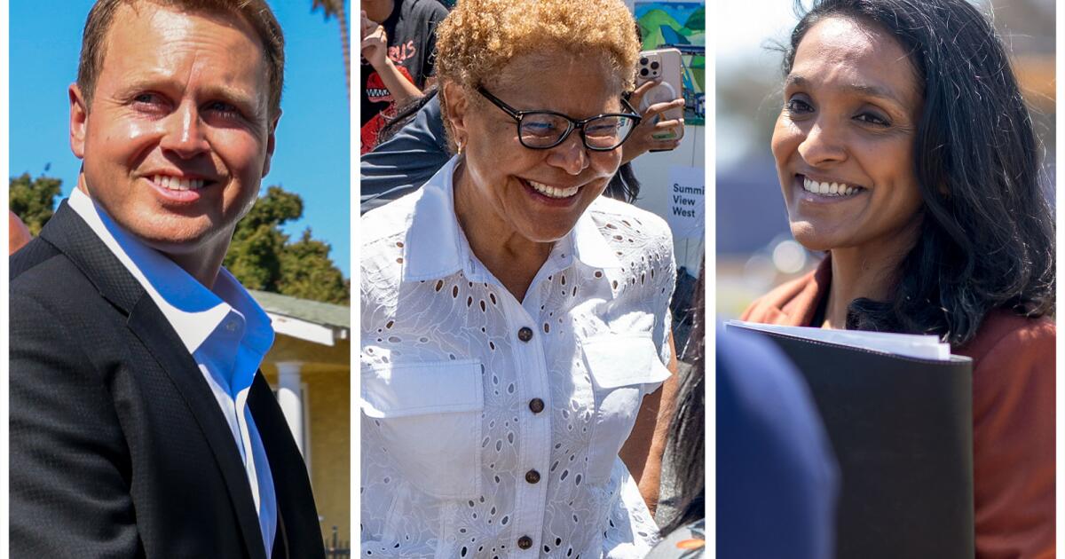Nithya Raman surges past Spencer Pratt in L.A. mayor’s race, closing in on runoff with Karen Bass