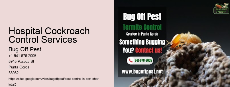 Hospital Cockroach Control Services