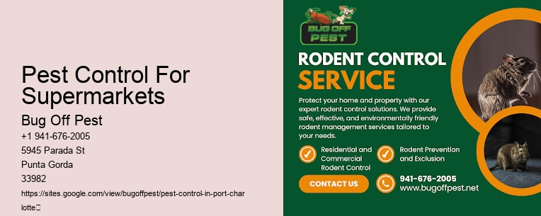 Pest Control For Supermarkets
