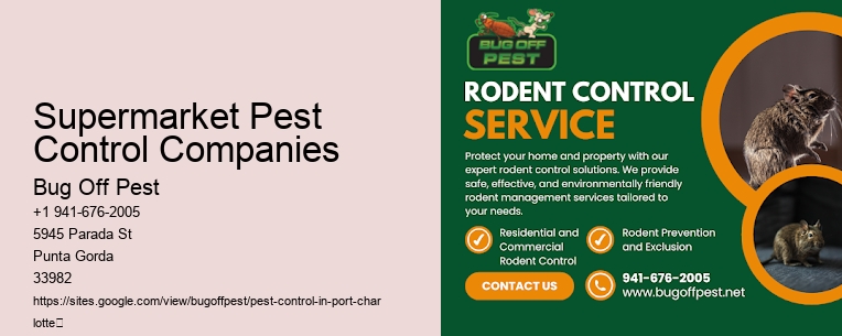 Supermarket Pest Control Companies