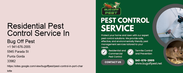 Residential Pest Control Service In Port Charlotte