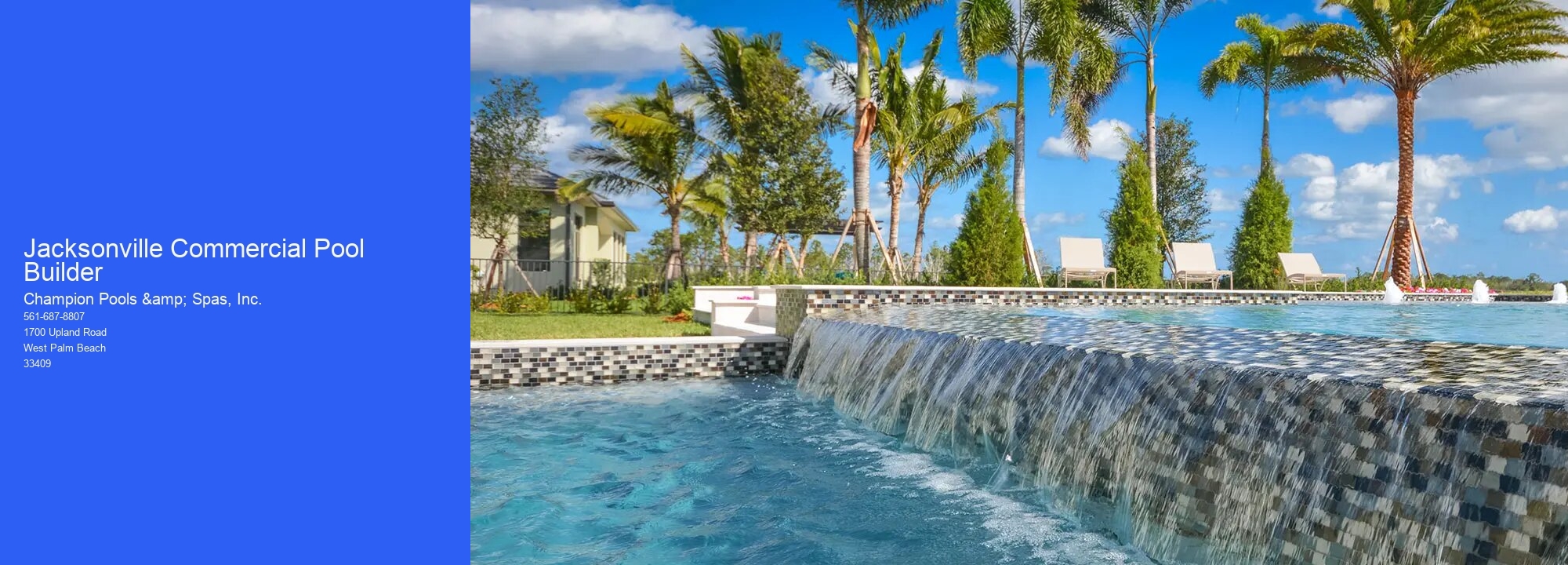Jacksonville Commercial Pool Builder