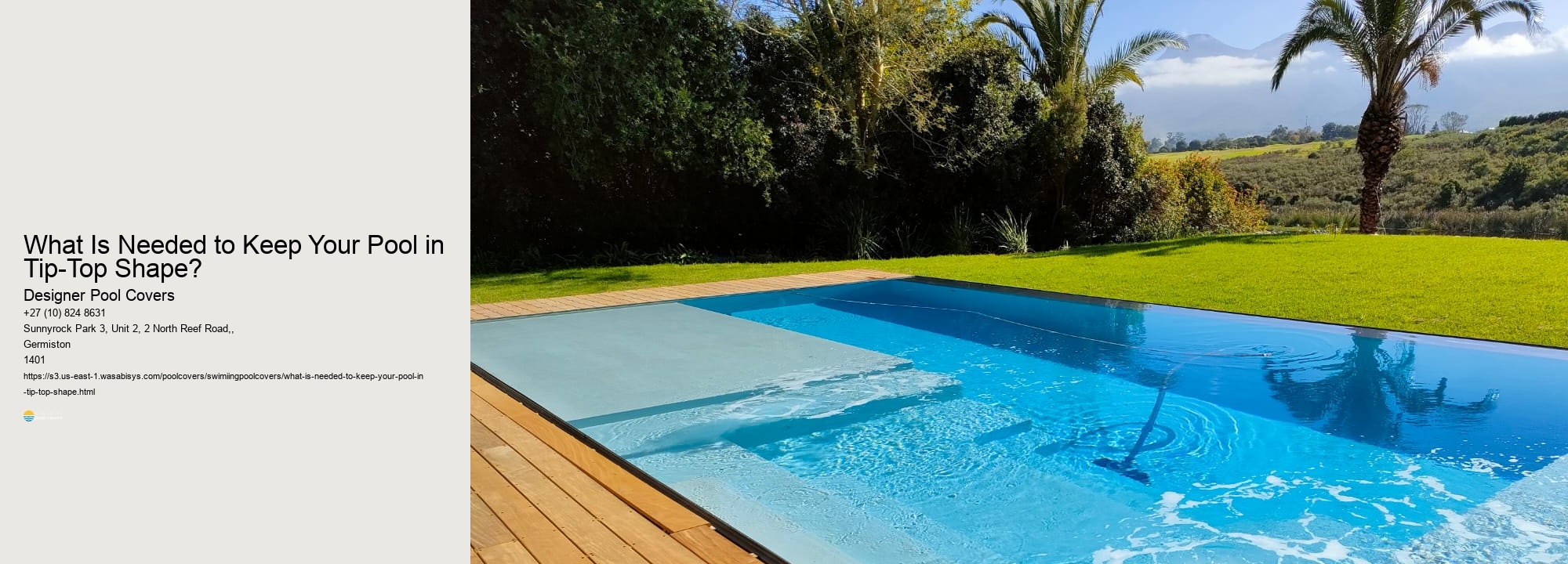 What Is Needed to Keep Your Pool in Tip-Top Shape? 
