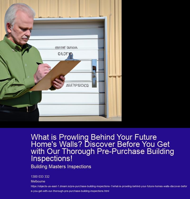 What is Prowling Behind Your Future Home's Walls? Discover Before You Get with Our Thorough Pre-Purchase Building Inspections!