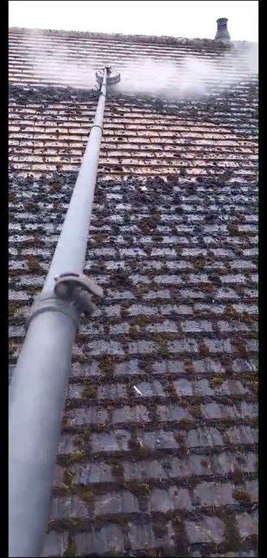 Hard Water Staining on Glass