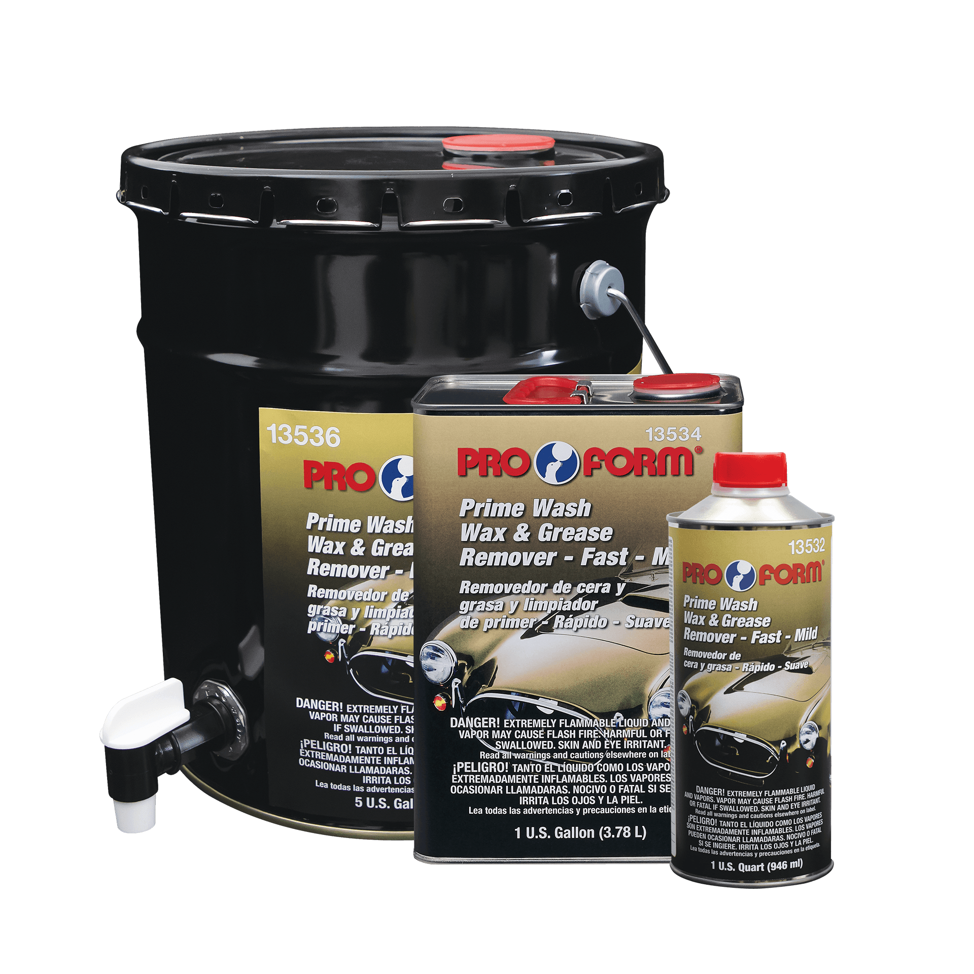 Prime Wash Wax & Grease Remover Fast Mild Pro Form