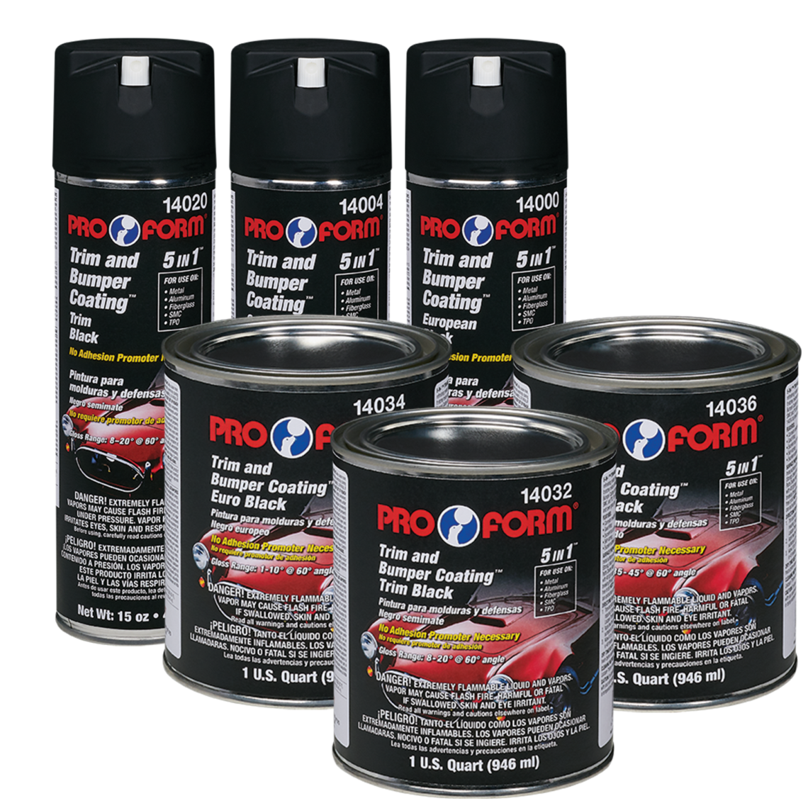 Trim and Bumper Coating™ 5 in 1™ Pro Form Trim and Bumper Coating™ 5 in 1™ Pro Form