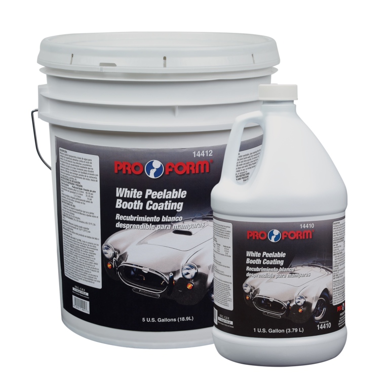 White Peelable Booth Coating Low VOC Pro Form