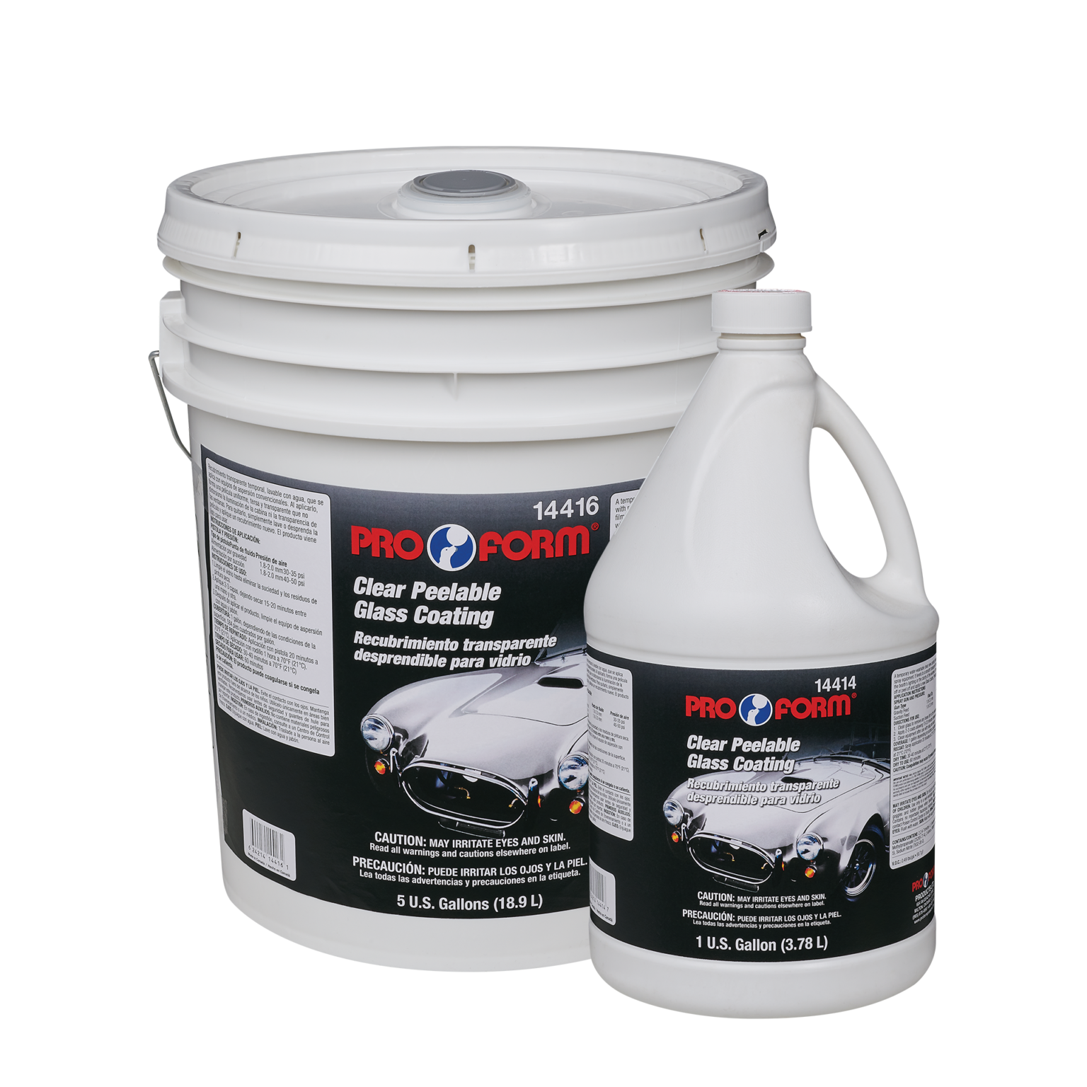 Clear Peelable Glass Coating Low VOC Pro Form