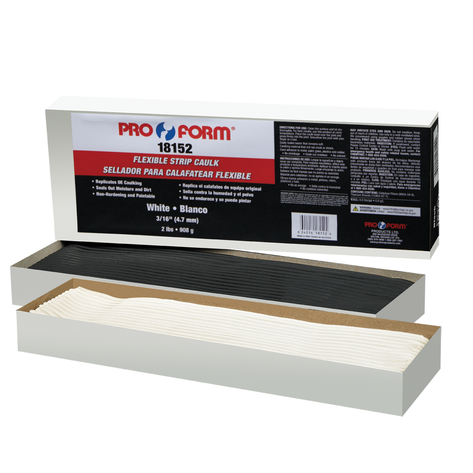 Flexible Strip Caulk Pro Form