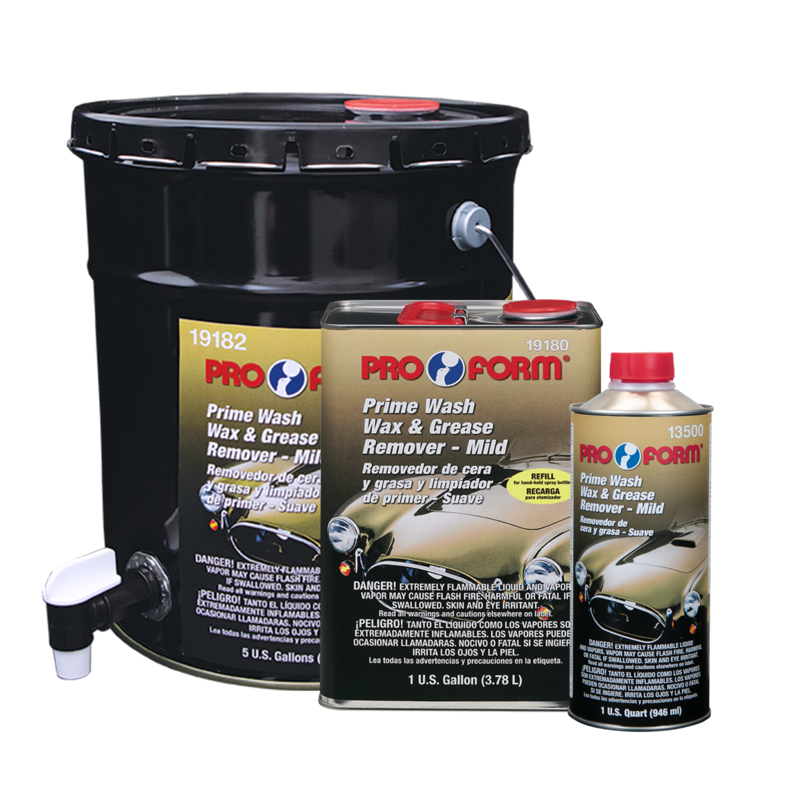 Prime Wash Wax & Grease Remover Mild Pro Form